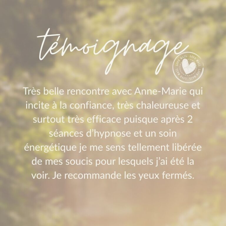 témoignage hypnose