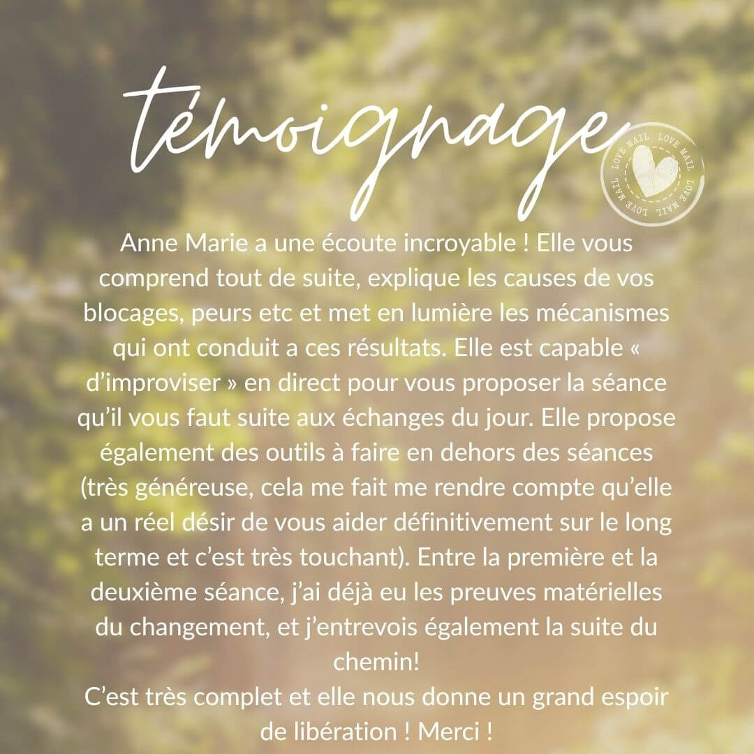 témoignage blocages émotionnels 8